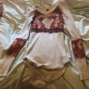 Free People longhorn Henley